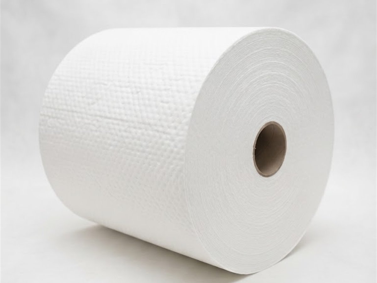 Roll of high loft nonwoven media