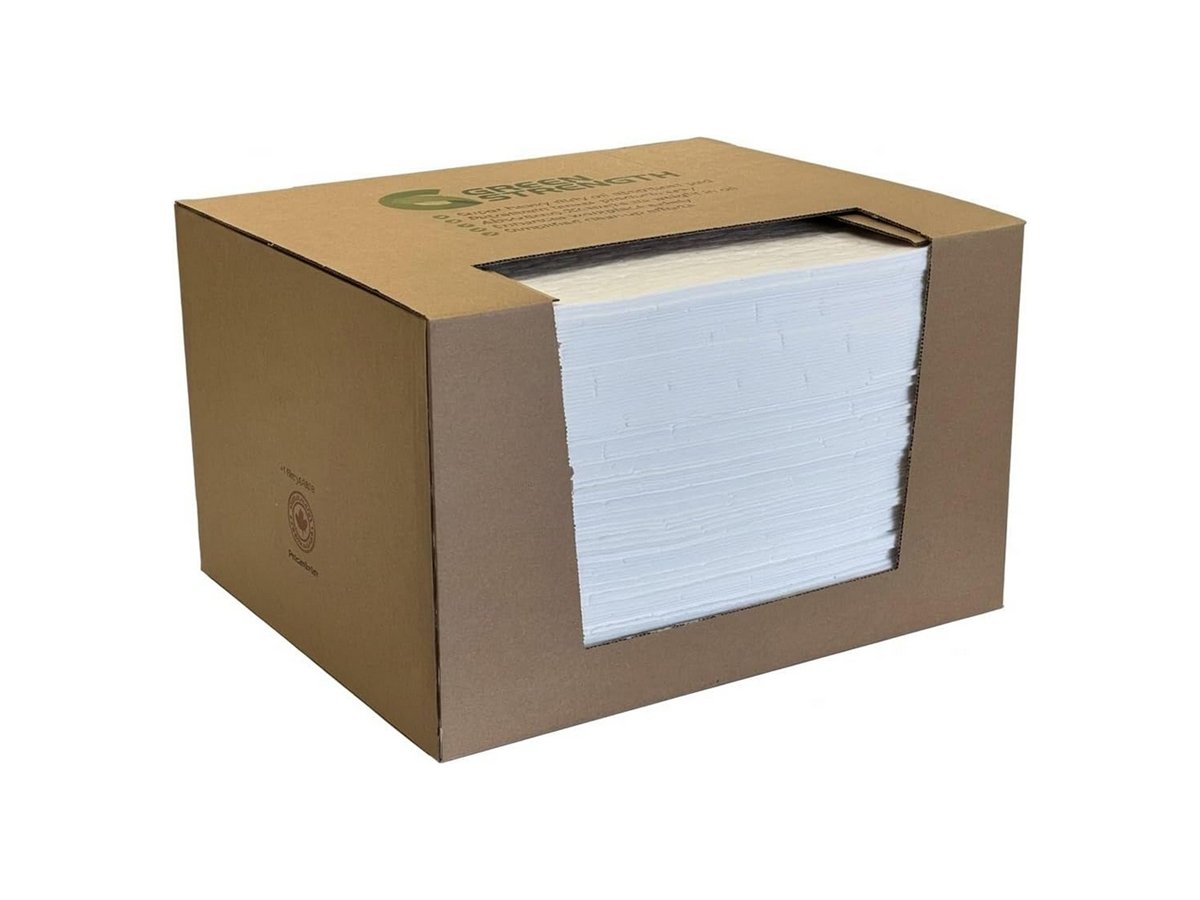 Boxed GreenStrength absorbent pads