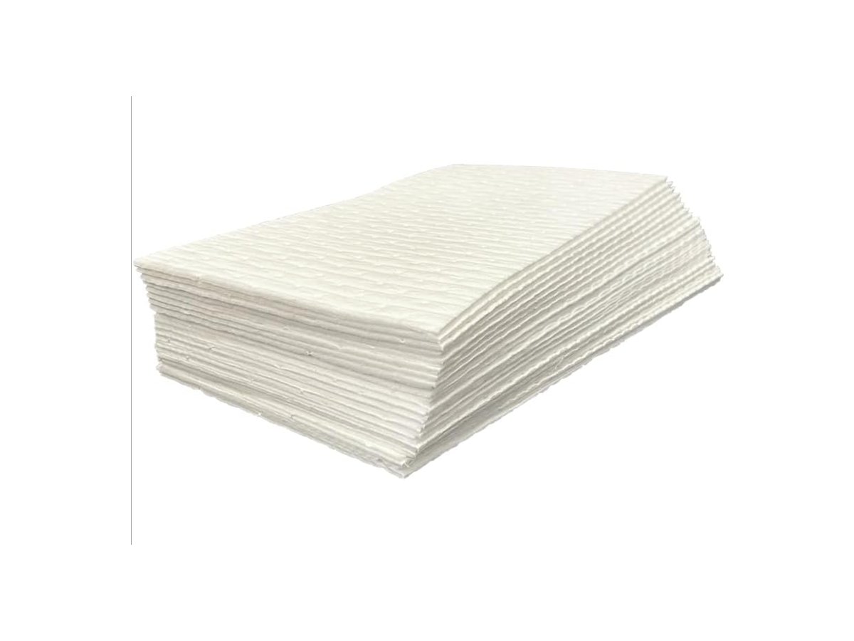 Stack of GreenStrength oil absorbent pads